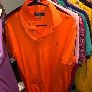 Polo pima soft touch orange polo lets go Cuse baby